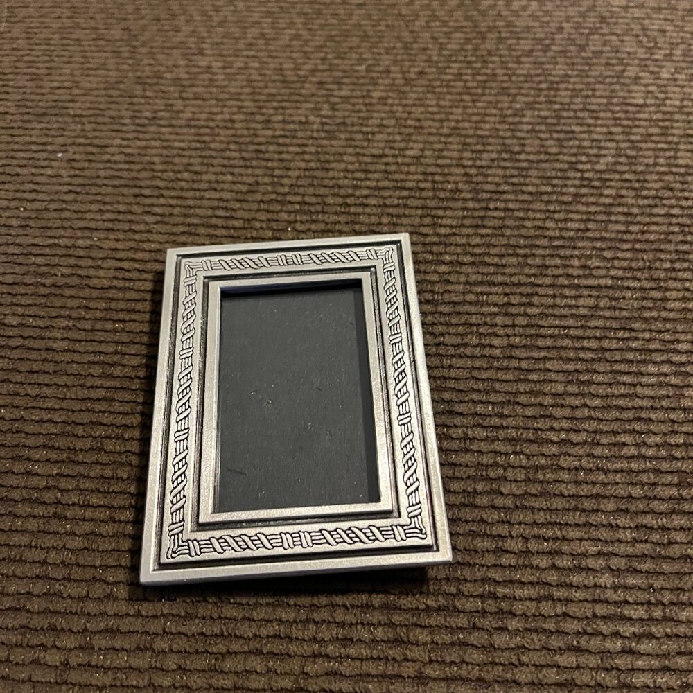 Pewter picture frame